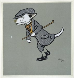 White fox, gentleman - i "" Merry Party"", ill. av Cécil Aldin, red. Hodder & Stoughton, London av Cecil Charles Windsor Aldin