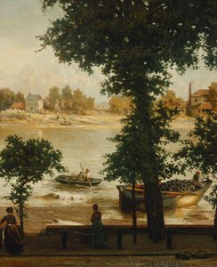 En sommerkveld på Cheyne Walk, 1870-71