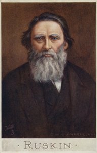 John Ruskin (1819-1900), engelsk forfatter, kunstkritiker, kunstner og samfunnstenker