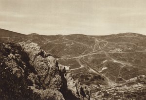 Mexico: Gammel gruve i Zacatecas (s/hvitt bilde)