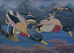 Ender (olje på lerret) av Cedric Morris
