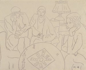 The Game of Ludo av Cedric Morris