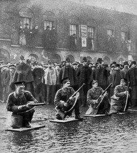 Standoff på Sidney Street, Stepney, London, 3. januar 1911 1937. av Central Press