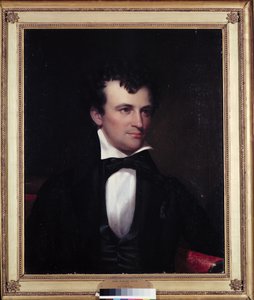 John Howard Payne olje på lerret av Cephas Giovanni Thompson