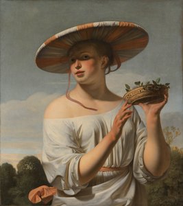 Pike med stor hatt, 1645-1648