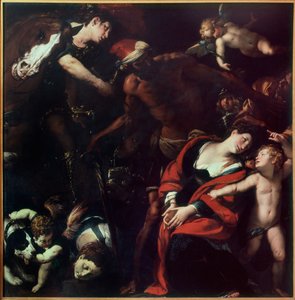St. Rufinas og St. Secundas martyrium (maleriet av tre kunstnere) av Cesare Morazzone Pier Francesco and Cerano Procaccini