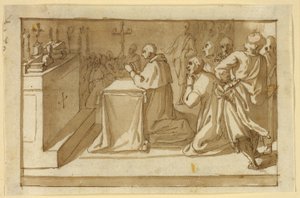Saint Charles Borromeo som ærer relikviene