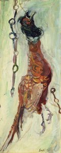Hengende fasan, ca. 1925-30 (olje på lerret) av Chaim Soutine