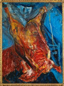 Slaktet okse, ca. 1925 (olje på lerret) av Chaim Soutine