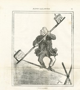 Illustrasjon av Cham (1819-1879) i Le Charivari av Amédée de Noé