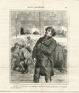 Illustrasjon av Cham (1819-1879) i Le Charivari av Amédée de Noé