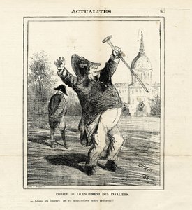 Illustrasjon av Cham (1819-1879) i Le Charivari av Amédée de Noé