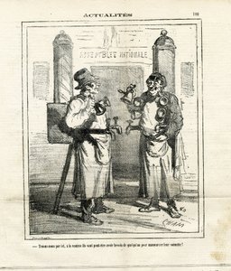Illustrasjon av Cham (1819-1879) i Le Charivari av Amédée de Noé