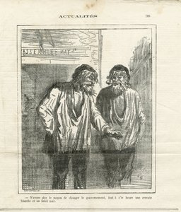 Illustrasjon av Cham (1819-1879) i Le Charivari av Amédée de Noé