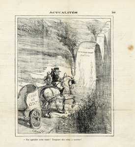 Illustrasjon av Cham (1819-1879) i Le Charivari av Amédée de Noé