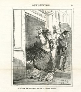 Illustrasjon av Cham (1819-1879) i The Charivari av Amédée de Noé