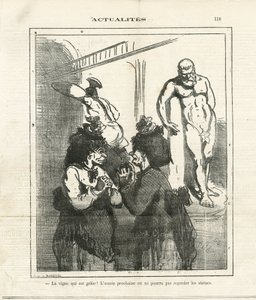 Illustrasjon av Cham (1819-1879) i The Charivari av Amédée de Noé