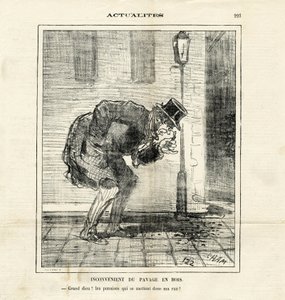 Illustrasjon av Cham (1819-1879) i The Charivari av Amédée de Noé