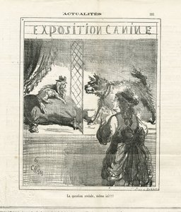 Illustrasjon av Cham (1819-1879) i The Charivari av Amédée de Noé
