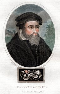 Pietro Martire Vermigli 1499-1562, italiensk teolog, 1816. av Chapman and Co