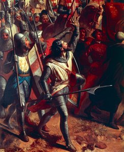 Die Schlacht von Montgisard 1177 (Detail) von Charles-Philippe Lariviere