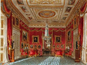 The Rose Satin Drawing Room, Carlton House, fra 