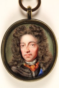 William III (akvarell på vellum) av Charles (attr.to) Boit