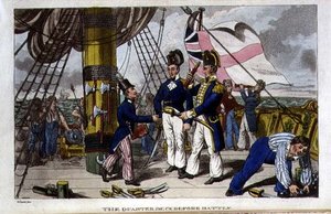 The Quarter Deck before Battle, plate fra 