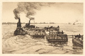 Kanalbåter og taubåter av Charles A. Platt
