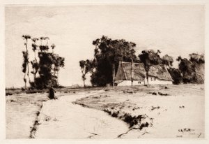 Brittany Trees, 1885-1887. av Charles Adams Platt
