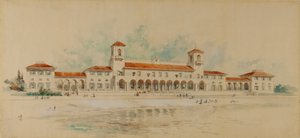Hovedbygningen, Richmond Beach Park, Staten Island av Charles Adams Platt