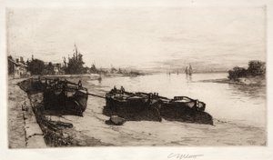 Mud Boats on Themsen, 1883.