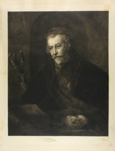 Portrett av en mann med lue