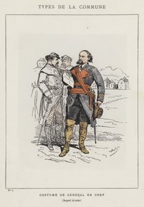 Drakt av generalsjef, Bergeret selv