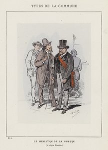 Krigsministeren, borger Delescluze av Charles Albert d Arnoux Bertall