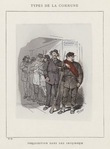 Søk i et trykkeri av Charles Albert d Arnoux Bertall