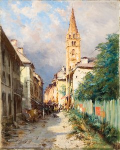 Gate i Barcelonnette av Charles Alexandre Bertier