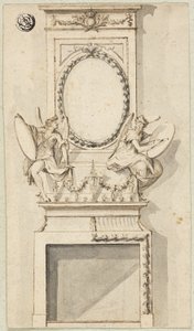 Design for et skorsteinsstykke av Charles Alfred Stothard