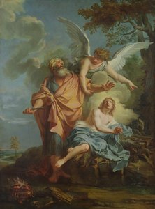 Abraham ofrer av Charles Antoine Coypel