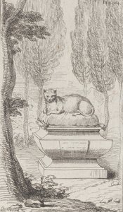 Katt på toppen av en grav, 1714-52., 1714-52. av Charles Antoine Coypel