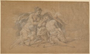 Diana og Endymion av Charles Antoine Coypel