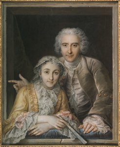 Portrett av Philippe Coypel og hans kone av Charles Antoine Coypel