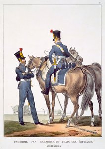 Military Crew Train Squadron Uniform, fra 
