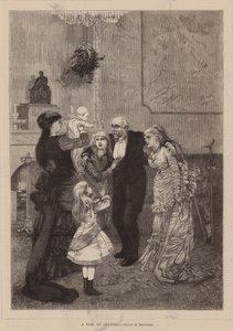 Et par krykker (gravering) av Charles Auguste (1841-1905) (after) Loye