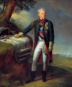 Feltmarskalk generalissimo prins Alexander Suvorov , russisk soldat, 1815. av Charles Auguste Guillaume Steuben