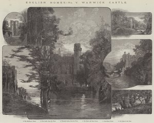 English Homes, Warwick Castle av Charles Auguste Loye