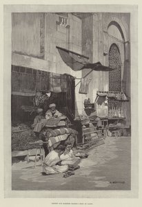 Sal- og selemakerbutikk i Kairo av Charles Auguste Loye