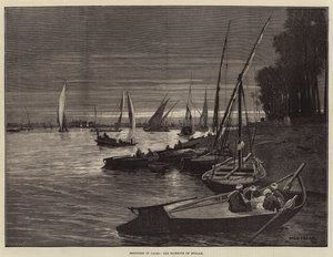 Skisser i Kairo, havnen i Boulak