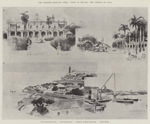 Den spansk-amerikanske krisen, utsikt over Havana, Cubas hovedstad
