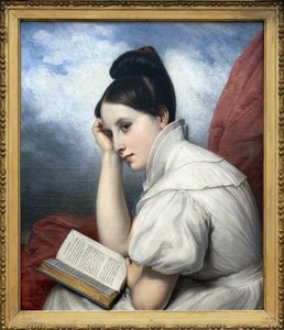La Reader, oljemaleri på lerret av Charles von Steuben (1788-1856), fotografi, KIM Youngtae, Nantes, Nantes kunstmuseum.